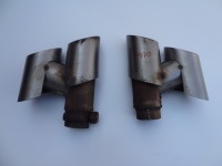 фото thumb №5, Комплект левая правая наконечник выхлоп 97011193100 97011168200 panamera 970