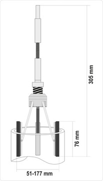 Хонинговальный станок для цилиндров 51-177мм 3 КАМНЯ SATRA S-3ECH3
