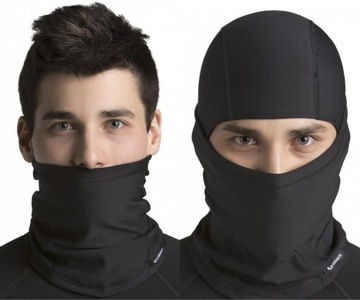 Подшлемник лыжный мужской женский черный L/XL 3в1