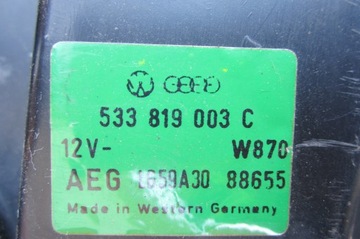 фото thumb №6, Vw scirocco mk2 82-93 корпус вентилятора отопитель обдув отопление