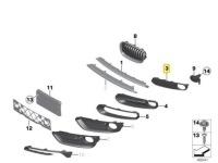 Решётка bmw f20 f21 07 2010 02 2015 оригинальный 51117245870 с Разборки, фото thumb