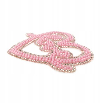 НАШИВКА Thermo Iron-on Стразы Love Heart