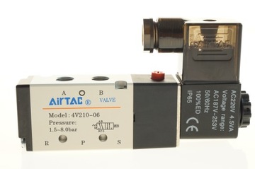 ЭЛЕКТРОМАГНИТНЫЙ КЛАПАН AIRTAC 4V210-06 AG 5/2-1/8- 230 В AC