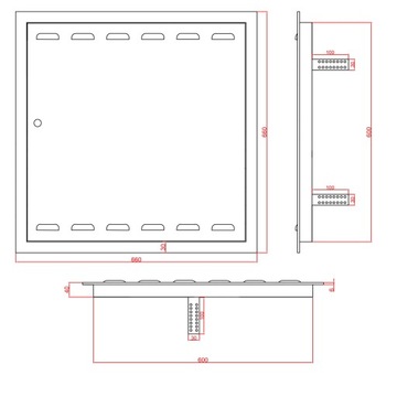 КОВРИК ГАЗОВЫЙ ГРАФИТ 60x60