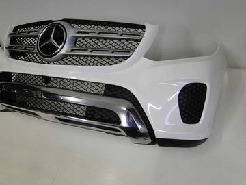 фото thumb №8, Mercedes gls x166 166 капот бампер переднее крылья перед белый 149