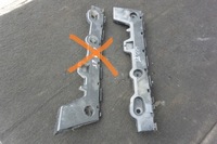 фото thumb №1, Mazda cx9 ii 16- направляющая бампера задняя левый правый