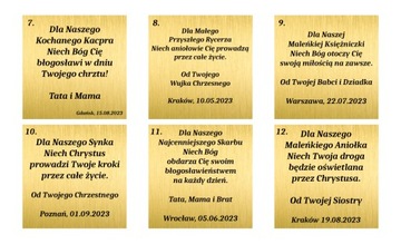 ZŁOTY ŁAŃCUSZEK + MEDALIK MATKA BOSKA PR. 925/585 + GRAWER KOMUNIA CHRZEST