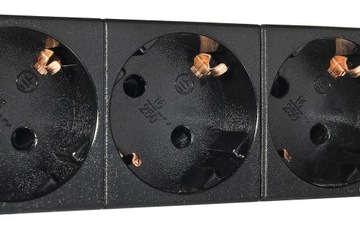 6GN-S – удлинитель 19 дюймов – 6 розеток SCHUKO