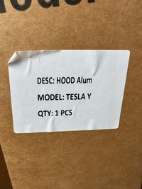 фото thumb №3, Tesla y капот алюмінієва 2019+