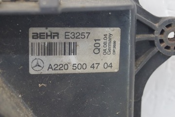 фото thumb №10, Вентилятор mercedes w220 w215 650w a2205000193