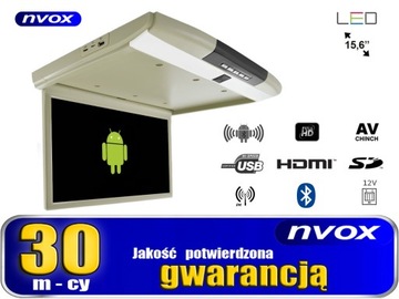 Подвесной автомобильный монитор Android 12/24 В