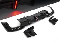 фото thumb №1, Диффузор do audi a5 f5 19-23 глянцевый black led