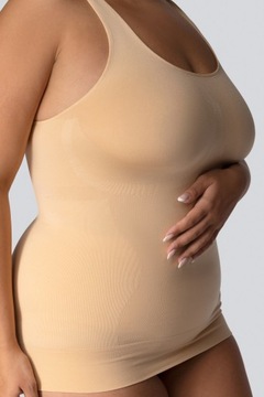 Футболка QUEEN SIZE SMOOTHWEAR шампанского 7/8