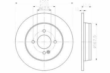 фото thumb №2, Диски тормозные 2szt kia зад rio 11- textar