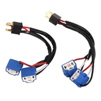 фото thumb №7, 2 szt. h4 9003 разъём w жгут трубопровод męski