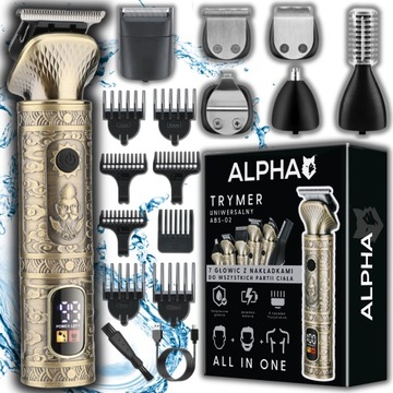 ТРИММЕР ДЛЯ СТРИЖКИ БОРОДЫ BODY SET ALPHA 7in1