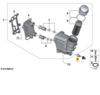 фото thumb №7, Перемикач тиску оливи bmw e30 e36 e46 e90 оригінальний 12618611273