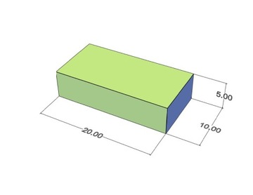Magnes Neodymowy Płytkowy MPŁ 20x10x5 N38H komplet 10 sztuk