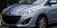 фото thumb №10, Mazda 5 ii 2010-2016 решітка радіатора рамка протитуманної фари ліва оригінальний номер