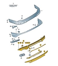 фото thumb №1, Спойлер заднього бампера audi q7 sq7 срібний