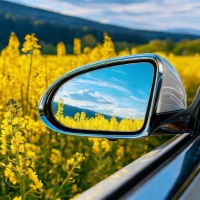 фото thumb №8, Вкладка зеркало стекло левое с подогревом do vw golf 7/7.5/gti/r-line 2013-2020