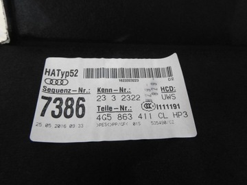 фото thumb №9, Audi a6 4g sedan обивка багажника пол 36km