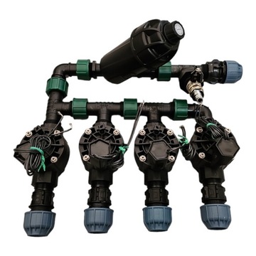 Комплект коллекторов Rain Bird HV, 4 секции, с фильтром RainBird PE25 и компрессором