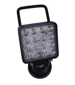 Lampa LEDOWA kwadratowa LED z magnesem 48W 12-24V