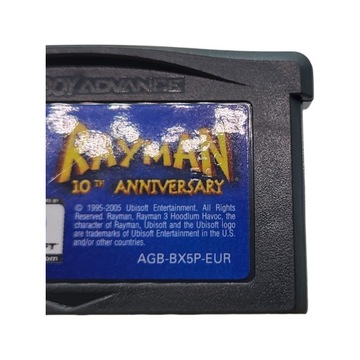Rayman 10th Anniversary Game Boy Gameboy Advance GBA