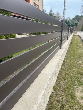 Sztachety metalowe profil 250x20 1,2mm na przęsło ogrodzenie brama furtka