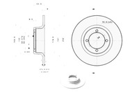 фото thumb №1, Тормозные диски тормозные 2szt. skoda 105 120 rapid 1.0/1.2
