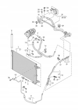 фото thumb №8, Шланг кондиціонера 4.0 audi a8 d4 4h 4h0260701ae