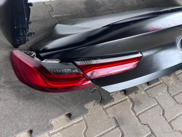 фото thumb №5, Кришка зад задня спойлер лампи бампер зад bmw m8 f92 g15 колір 490