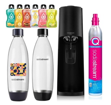 SODASTREAM TERRA saturator CYLINDER nabój Co2 BUTELKI FUSE + 6x Bolero