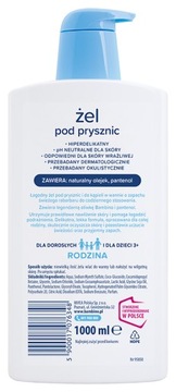 Żel pod prysznic BAMBINO RODZINA Rabarbar 1000 ml
