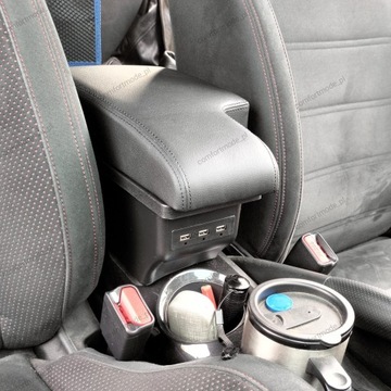 фото thumb №12, Подлокотник предназначенный nissan juke i 2010-2019 з чёрная nicią + бесплатно