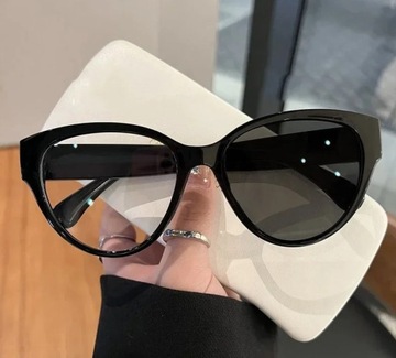 OKULARY KOREKCYJNE fotochrom damskie przeciwsłoneczne minusy -4