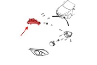 фото thumb №10, Поворотник / поворотник передний правый b45a51350a mazda 3 iii bm 2014-2016