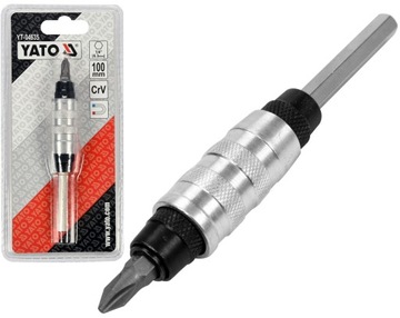 АДАПТЕР ДЛЯ РУЧКИ YATO 1/4'' УГЛОВОЙ АДАПТЕР 100 мм