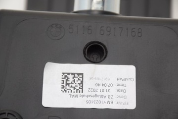 фото thumb №16, Bmw 7 g70 тунель середній підлокітник перед середній консоль колір чорний