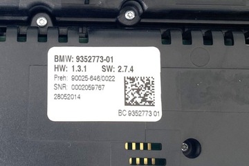 фото thumb №9, Модуль керуюча кондиціонера bmw 6 gran купе f06 935277301 3.0l