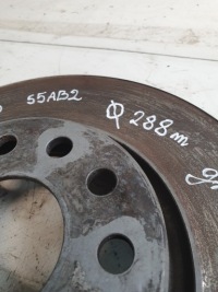 фото thumb №8, Диск тормозная перед vlokswagen passat b8 2.0tdi