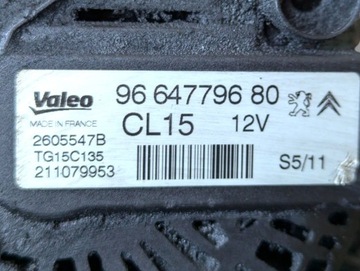 фото thumb №6, Генератор citroen c3 picasso 2011 9664779680