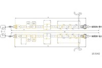 фото thumb №1, Cofle трос тормоза ручного ford tourneo connect
