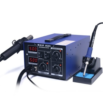 WEP 852D+ МАШИНА ДЛЯ СВАРКИ ПЛАСТМАССОВ, 19 сопел с НО-утюгом