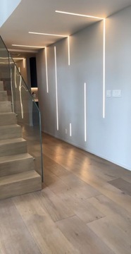 PROFIL LED GK DO PŁYT GIPS KARTON TYP FALCO CZARNY 1M ALUMINIOWY + KLOSZ