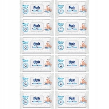 Салфетки Aqua Wipes Fresh Baby 24 х 60 шт.