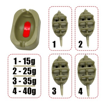 НАБОР КОРМОВКИ МЕТОДА ИЗ ПРИМАНКИ BASIC MF41 С SAHIDO BAIT BASKET BASIC MF41