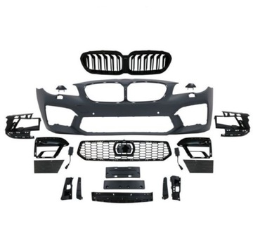 фото thumb №15, Кузов kit bmw f10 21 m5 cs вигляд g30 чорні наконечники