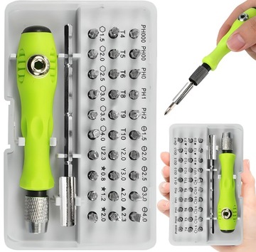 ZESTAW PRECYZYJNYCH ŚRUBOKRĘTÓW ŚRUBOKRĘT WKRĘTAK MAGNES TORX BITY 32W1